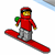 Lego Snowboard